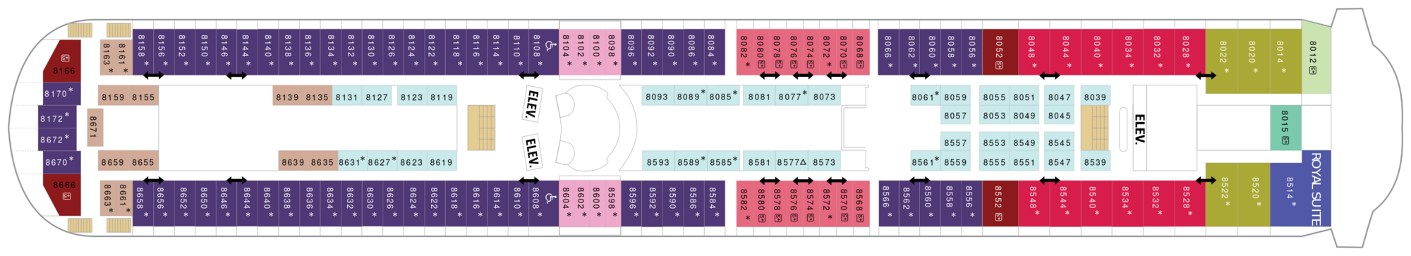 Deck 8 plan